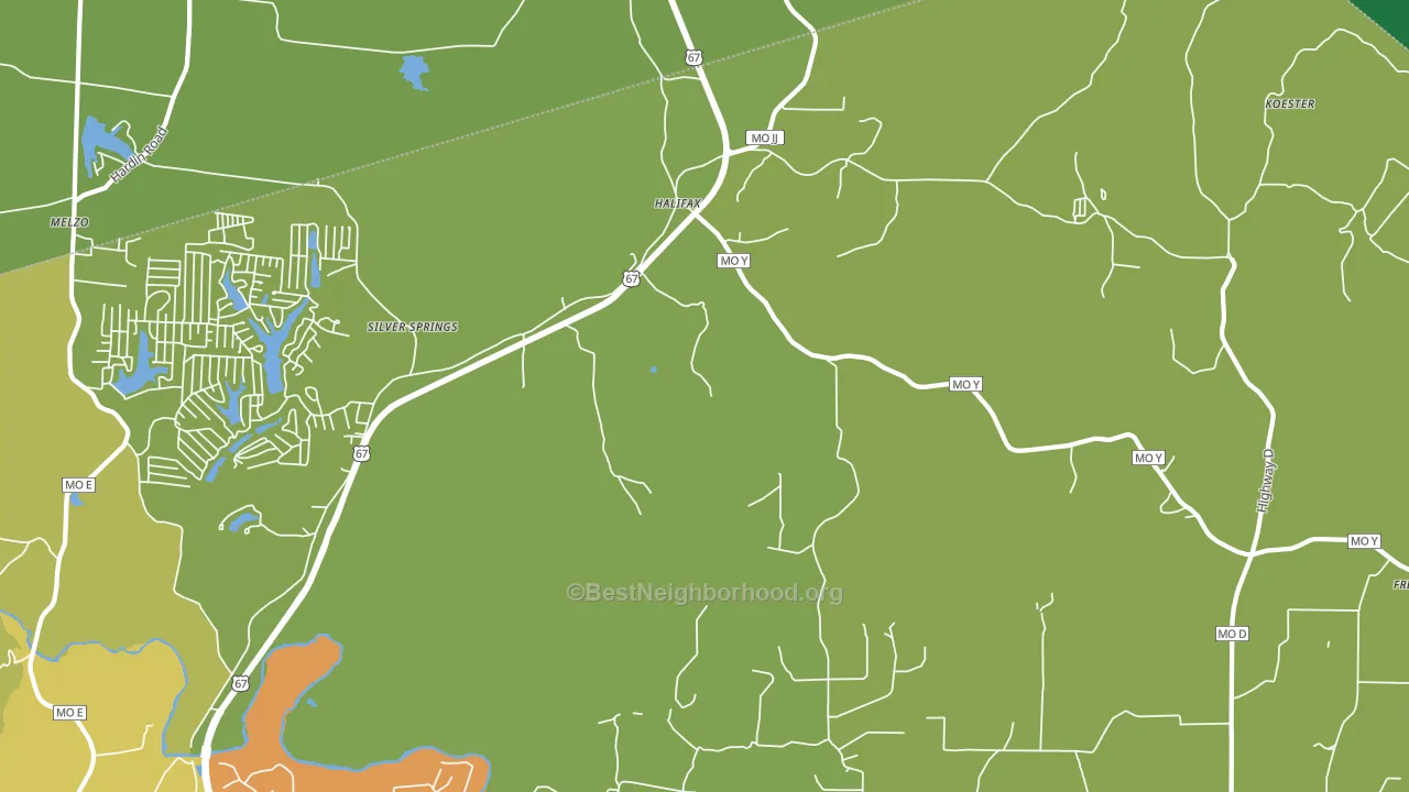 Valles Mines, MO block-group voter-turnout map