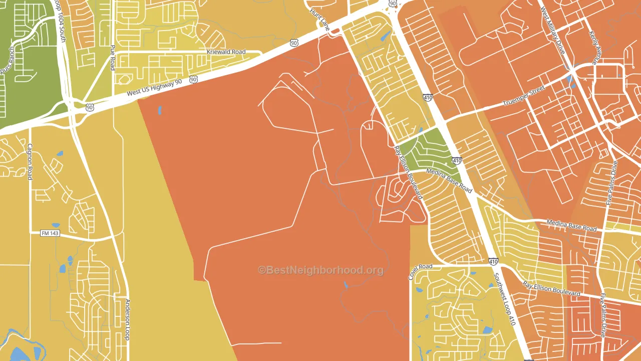 Valley-Hi, TX block-group voter-turnout map