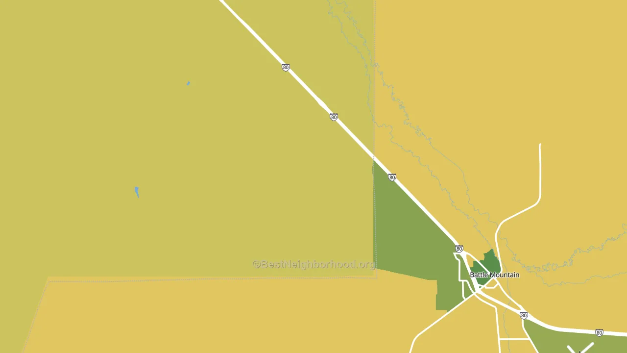 Valmy, NV block-group voter-turnout map