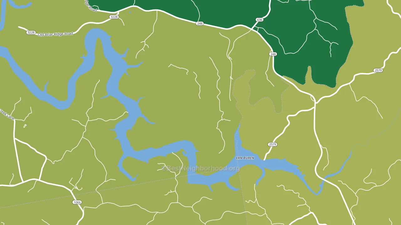 Van Buren, KY block-group voter-turnout map
