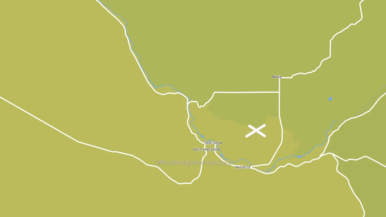 Vancorum, CO block-group voter-turnout map