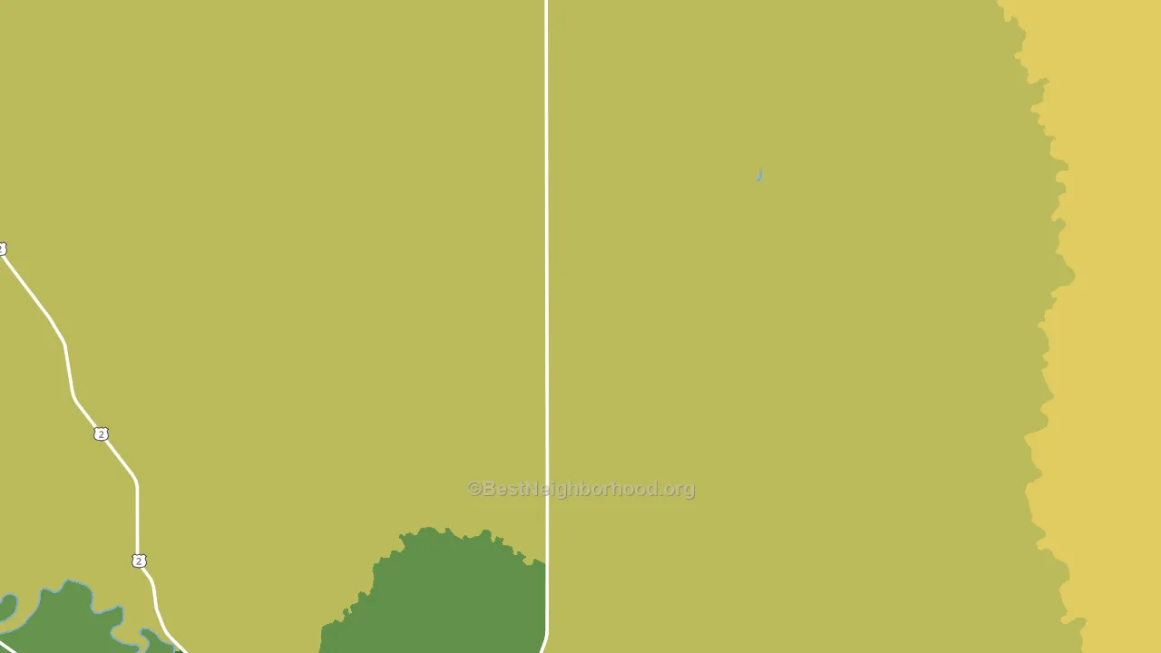 Vandalia, MT block-group voter-turnout map