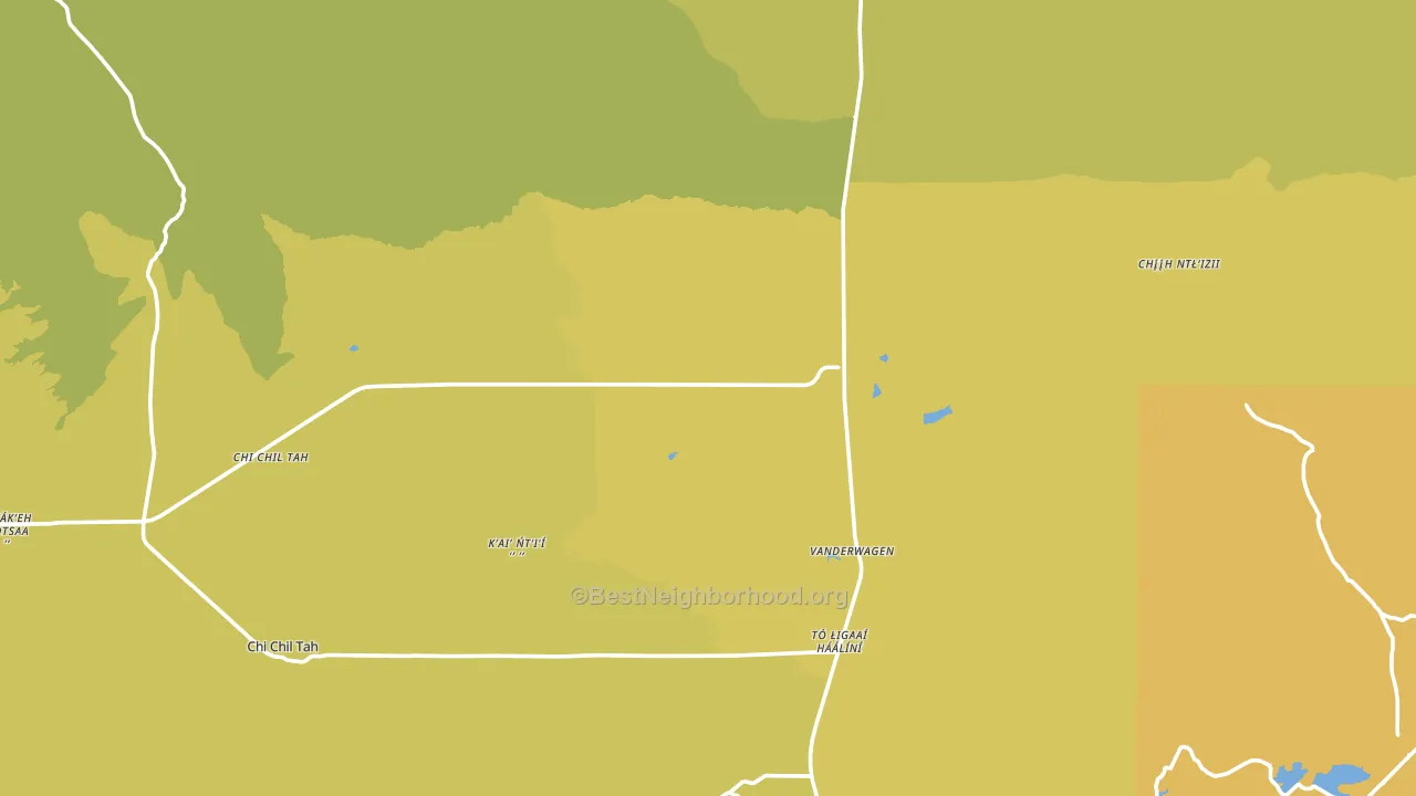 Vanderwagen, NM block-group voter-turnout map