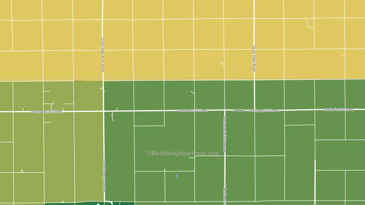 Varner, KS block-group voter-turnout map