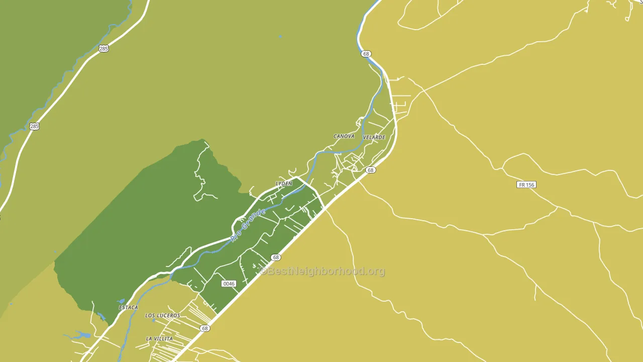Velarde, NM block-group voter-turnout map