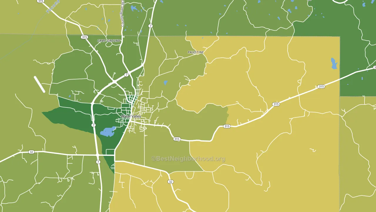 Velma, MS block-group voter-turnout map