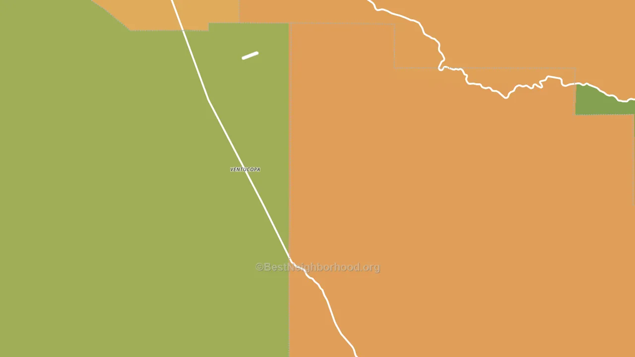 Ventucopa, CA block-group voter-turnout map