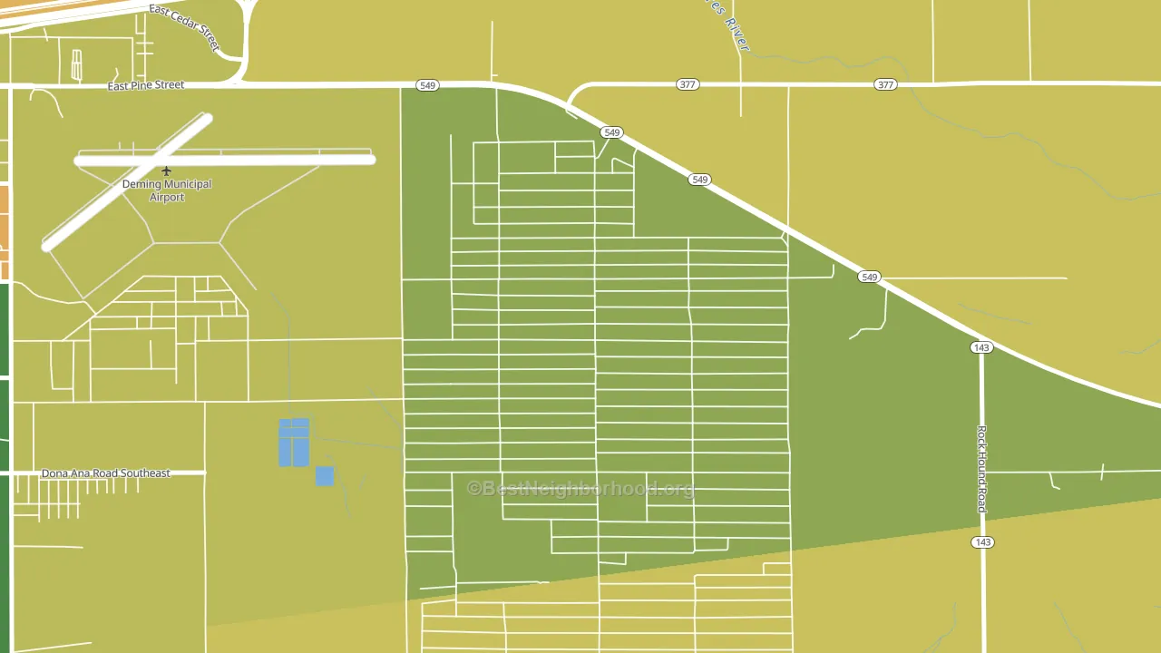 Ventura, NM block-group voter-turnout map