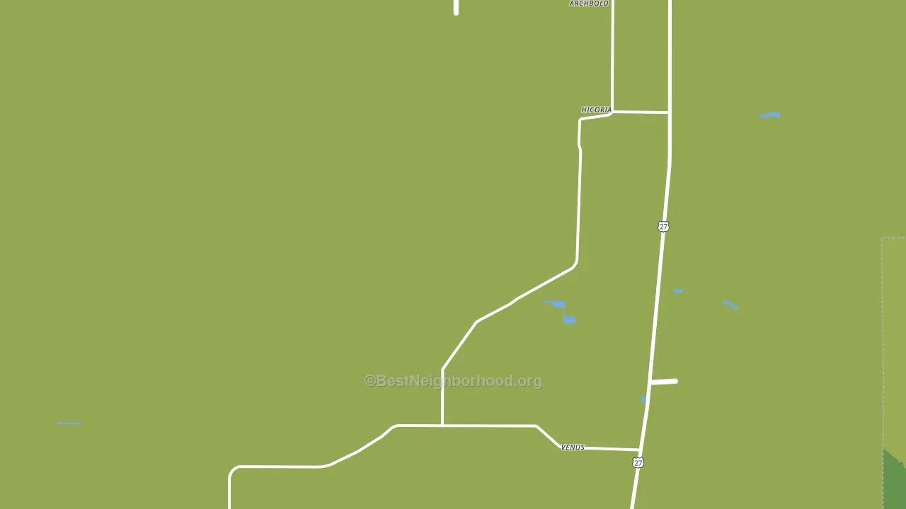 Venus, FL block-group voter-turnout map