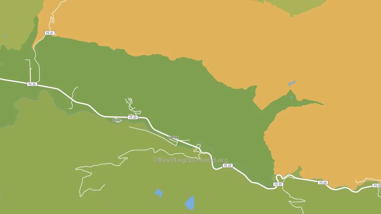 Verlot, WA block-group voter-turnout map