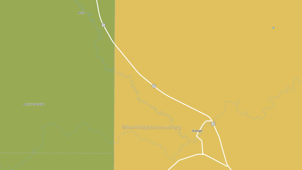 Verne, WY block-group voter-turnout map