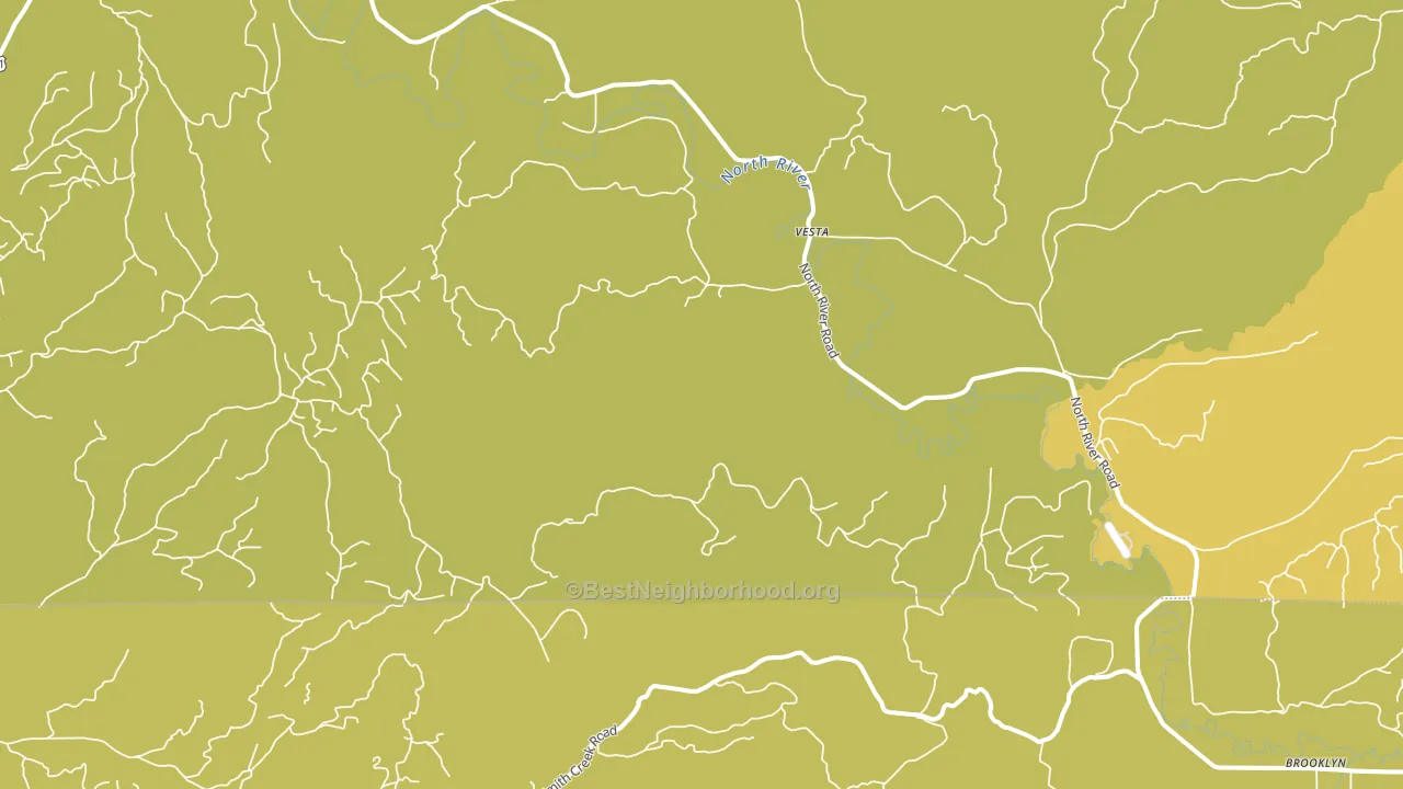 Vesta, WA block-group voter-turnout map