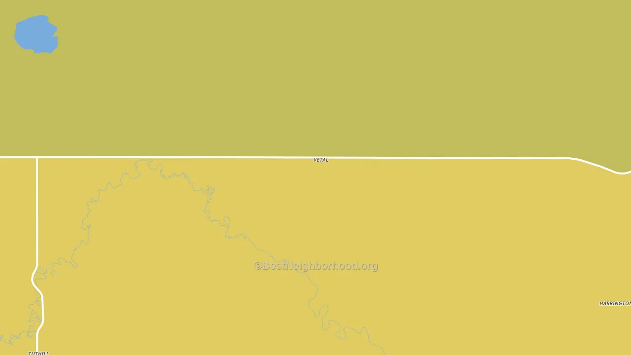 Vetal, SD block-group voter-turnout map