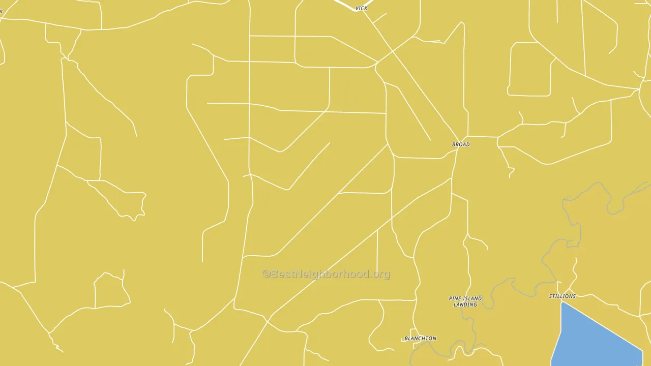 Vick, AR block-group voter-turnout map