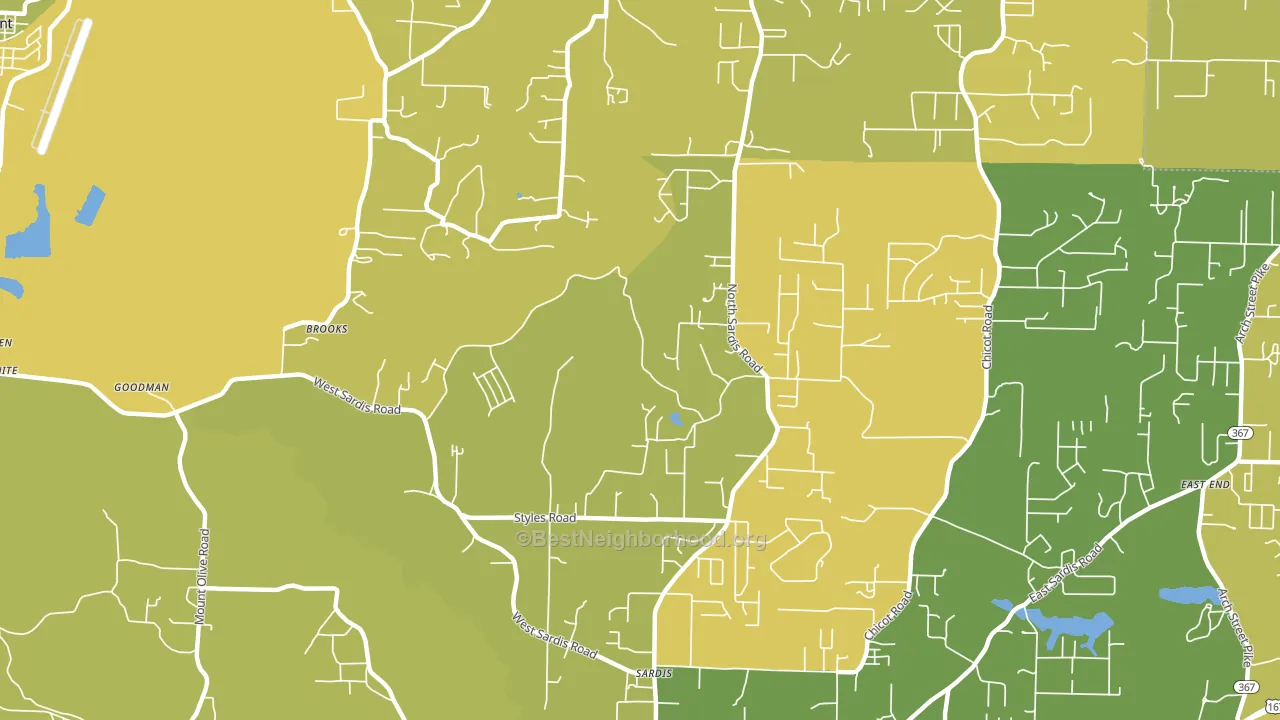 Vimy Ridge, AR block-group voter-turnout map