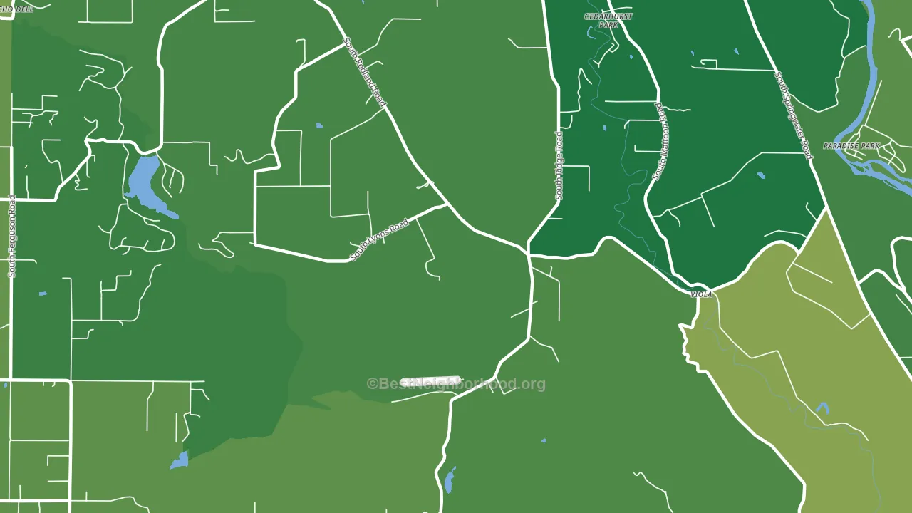 Viola, OR block-group voter-turnout map