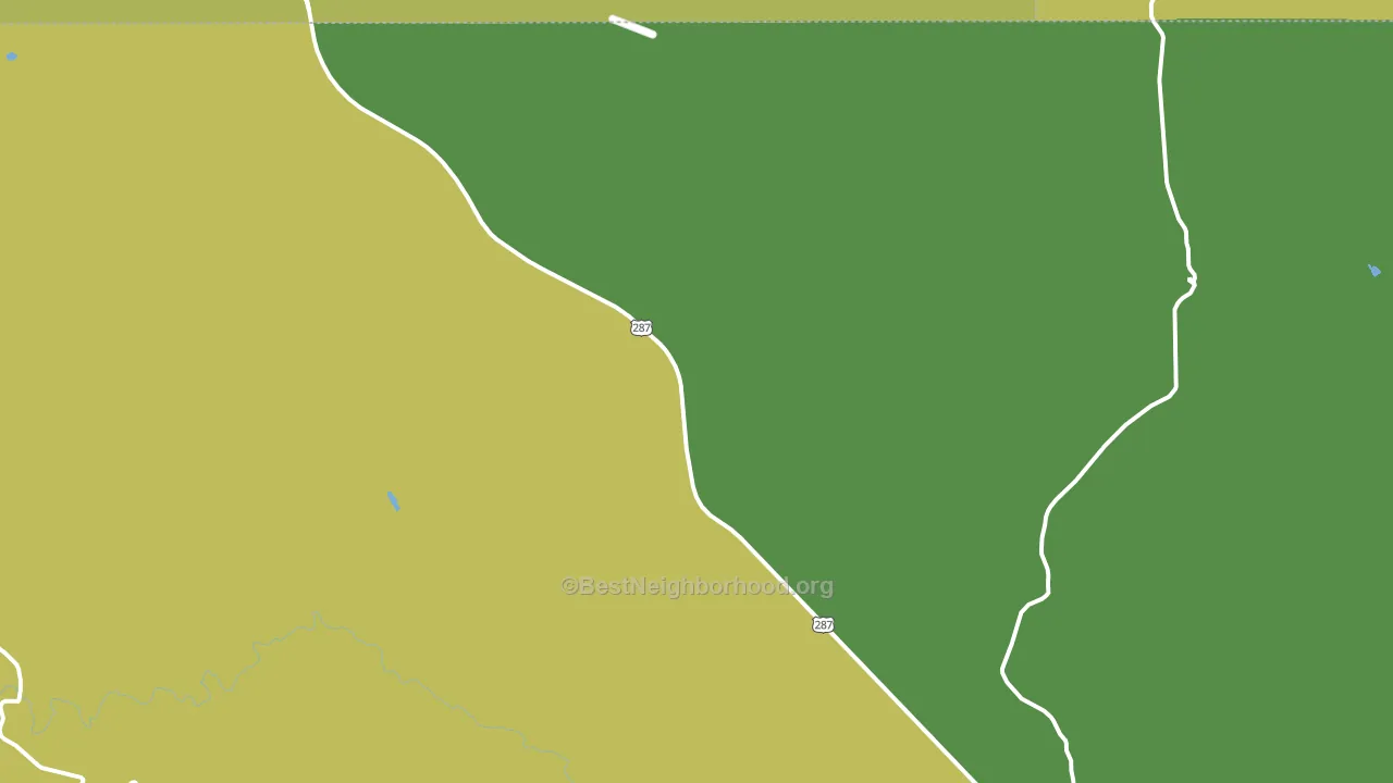 Virginia Dale, CO block-group voter-turnout map