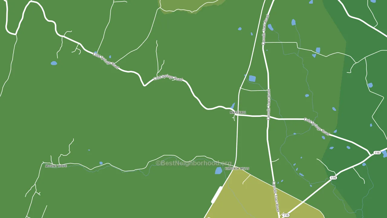 Virginia Mills, PA block-group voter-turnout map