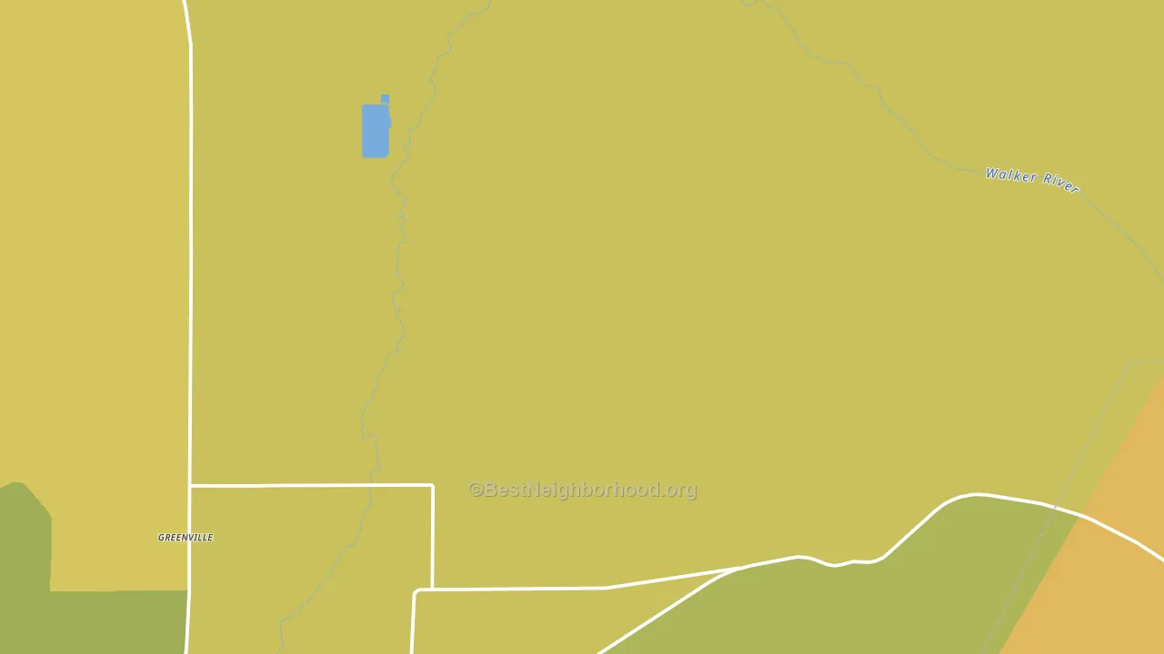 Wabuska, NV block-group voter-turnout map