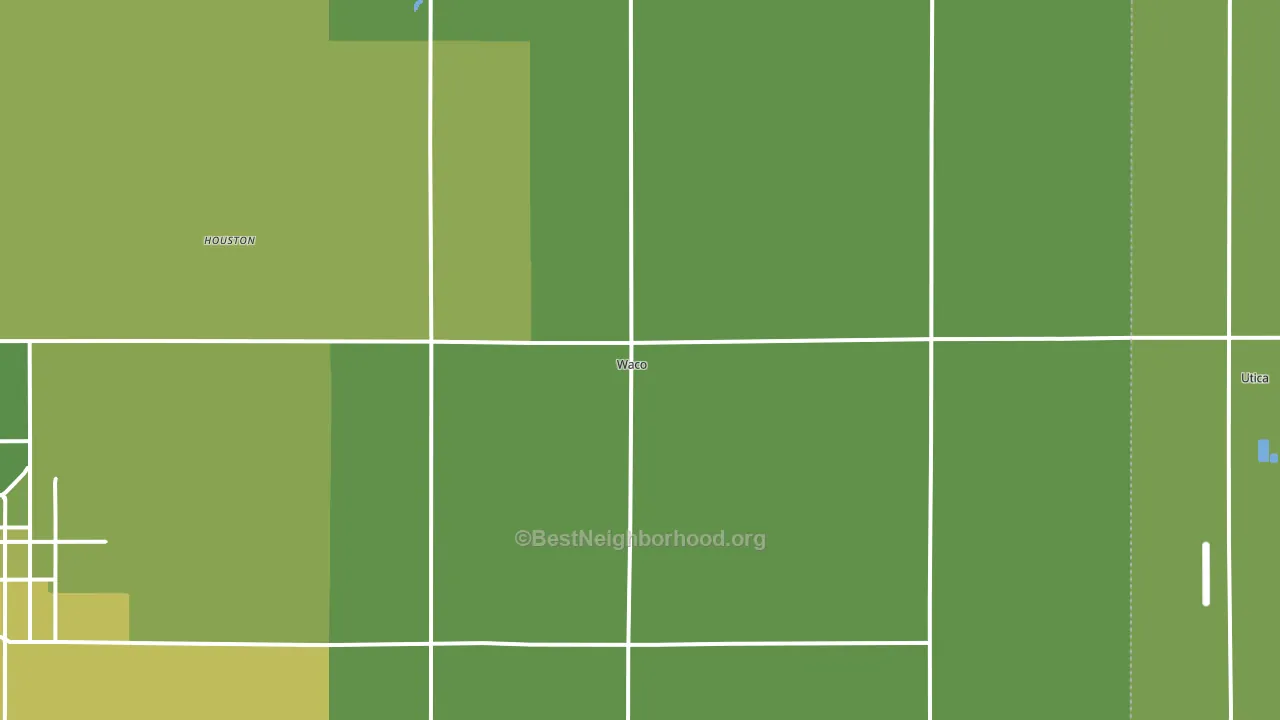 Waco, NE block-group voter-turnout map