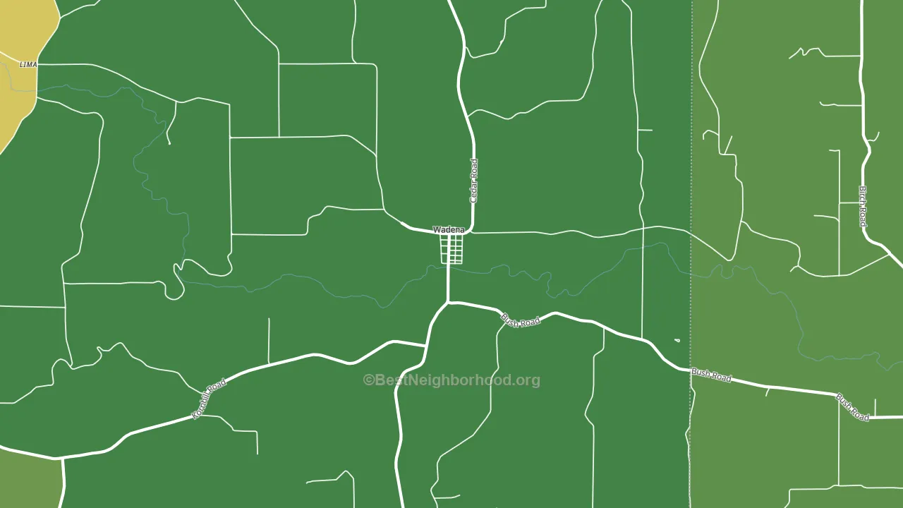 Wadena, IA block-group voter-turnout map