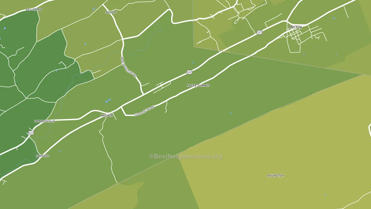 Wagner, PA block-group voter-turnout map