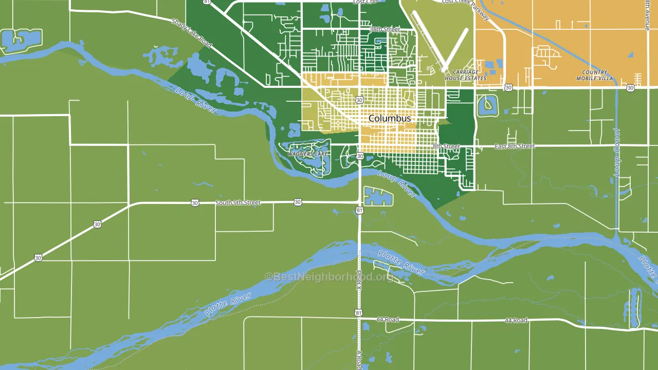 Wagners Lake, NE block-group voter-turnout map