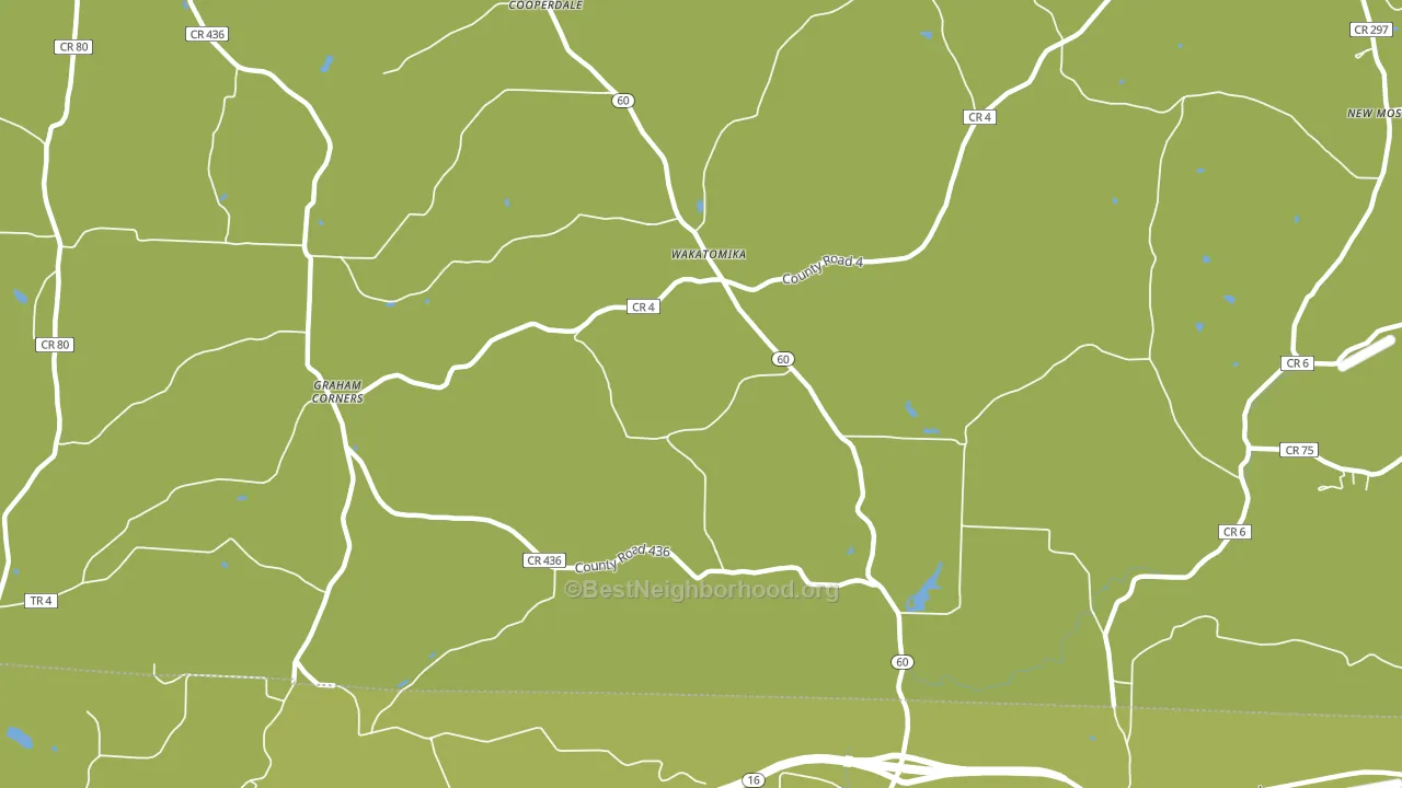 Wakatomika, OH block-group voter-turnout map