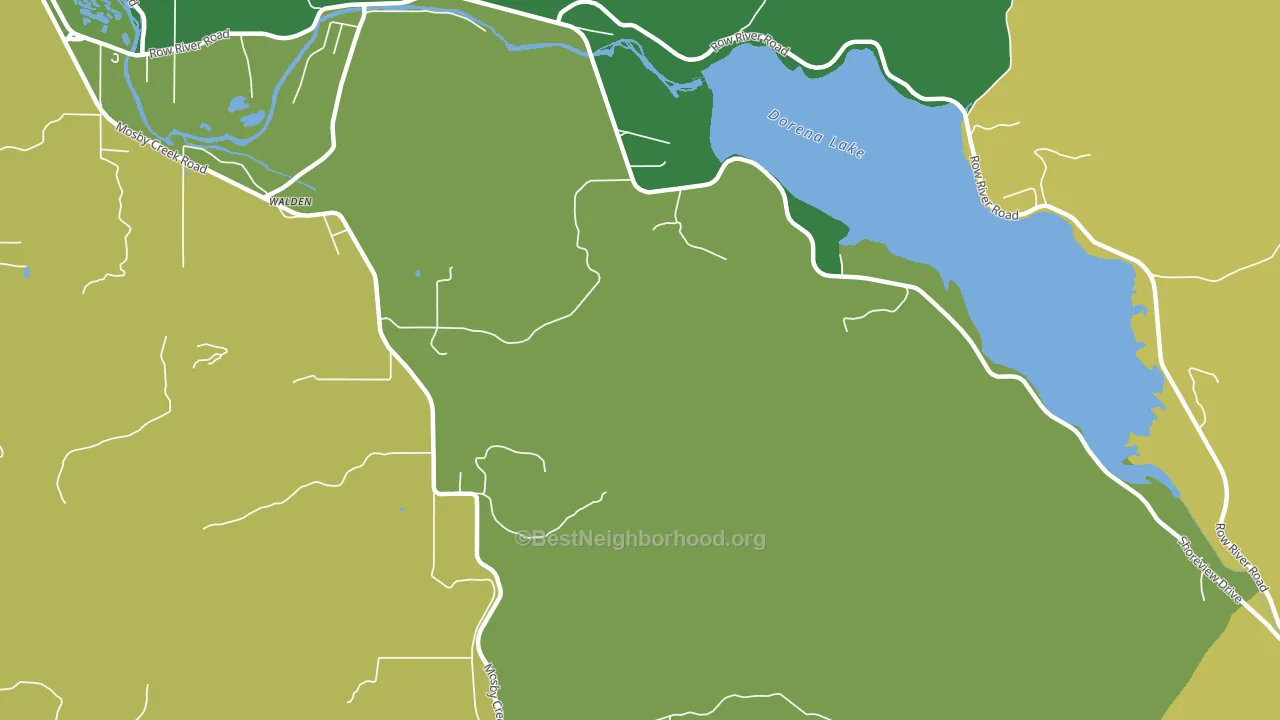 Walden, OR block-group voter-turnout map