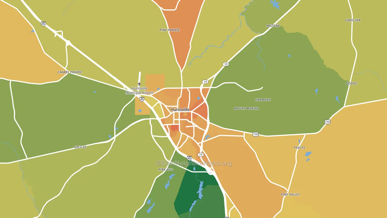 Walker County, TX block-group voter-turnout map