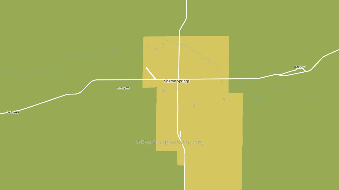 Wallace County, KS block-group voter-turnout map