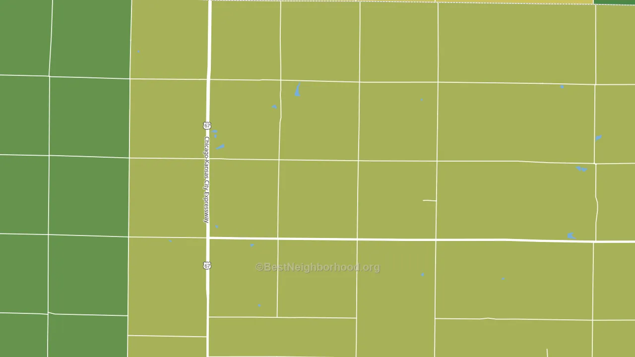 Walnut Grove, IL block-group voter-turnout map