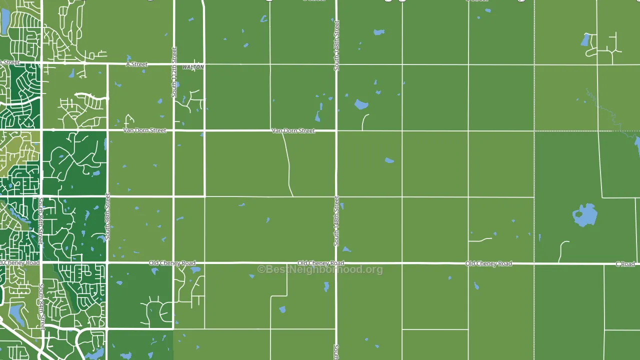 Walton, NE block-group voter-turnout map