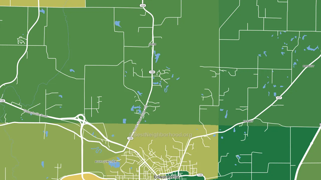 Wanda, IL block-group voter-turnout map