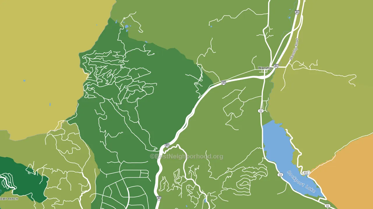 Wanship, UT block-group voter-turnout map