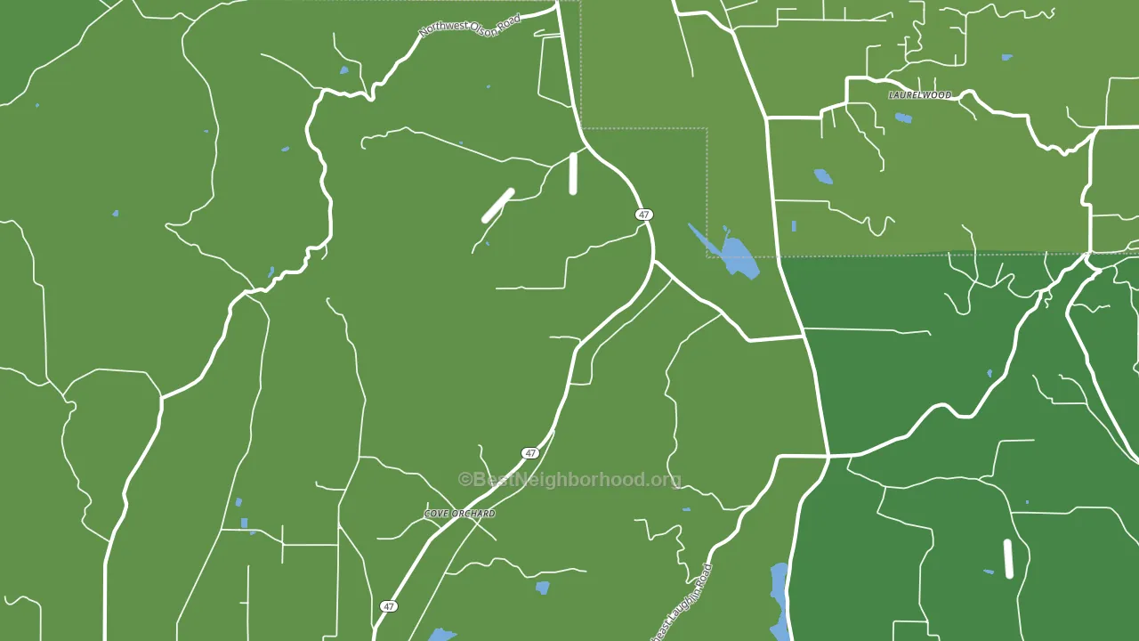 Wapato, OR block-group voter-turnout map