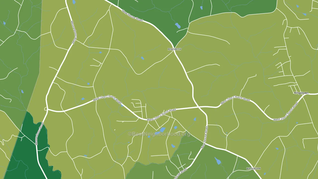 Washburn, NC block-group voter-turnout map