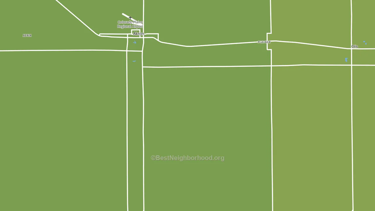 Washington County, CO block-group voter-turnout map
