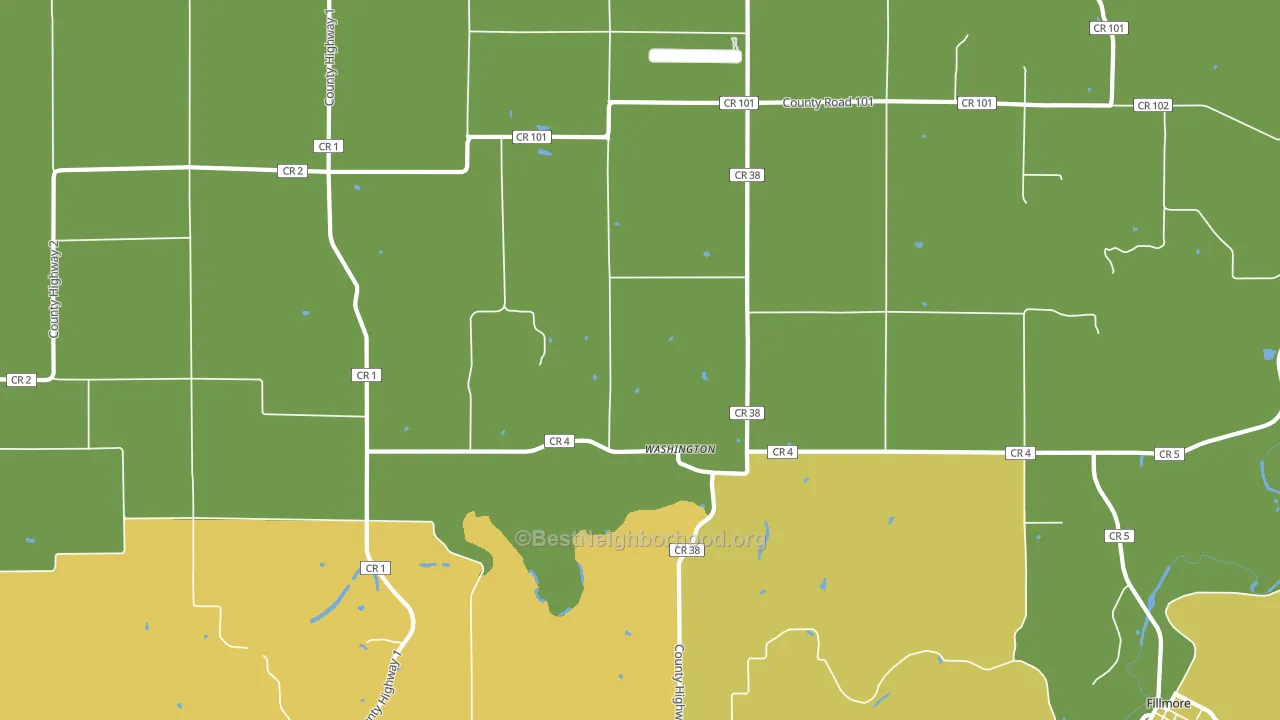 Washington, MN block-group voter-turnout map