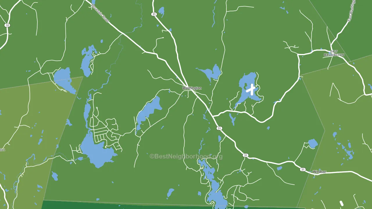 Washington, NH block-group voter-turnout map