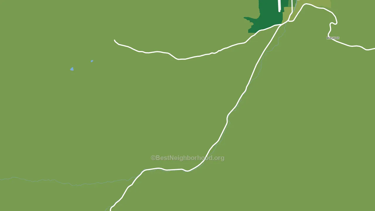 Washoe, MT block-group voter-turnout map