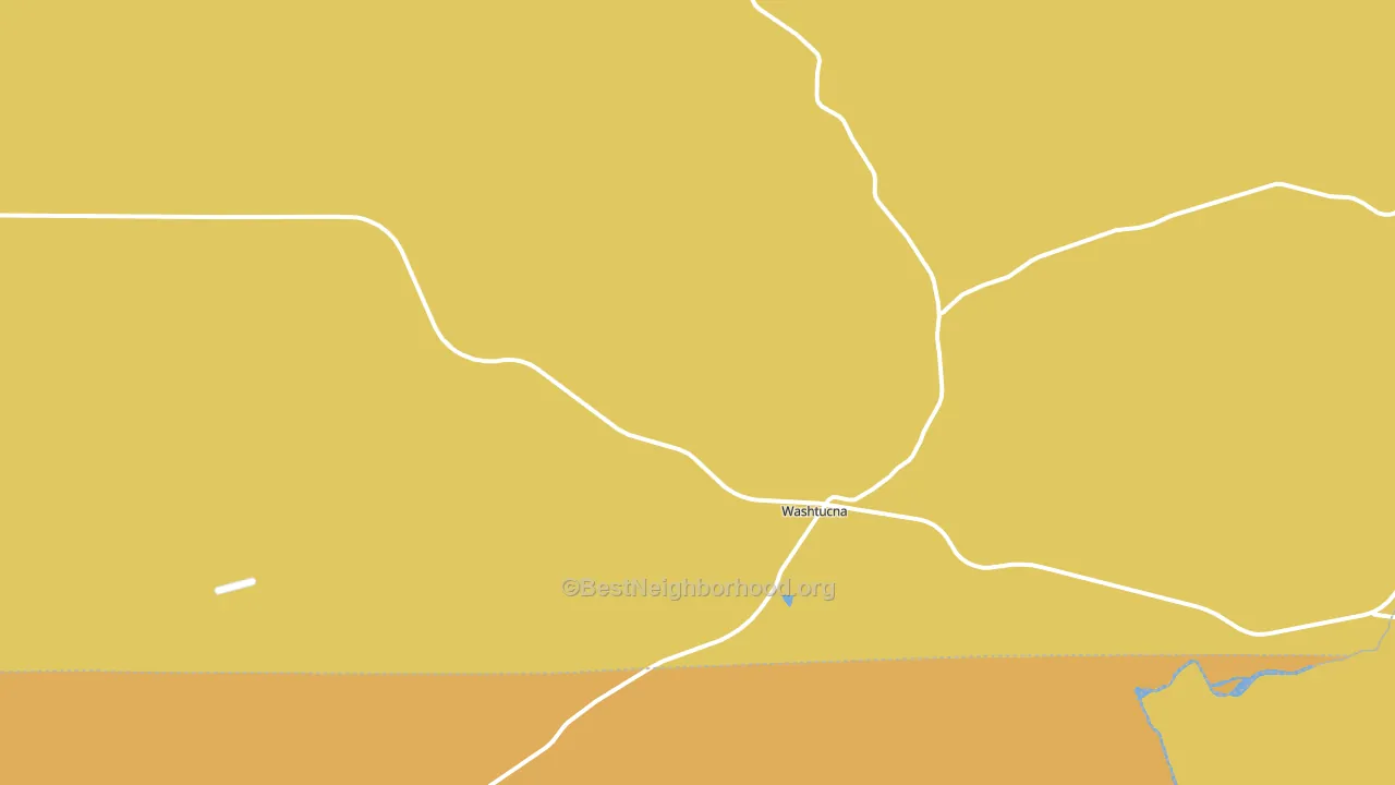Washtucna, WA block-group voter-turnout map