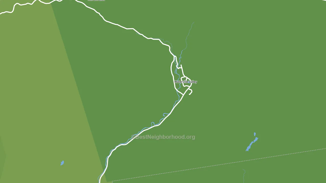 Waterville Valley, NH block-group voter-turnout map