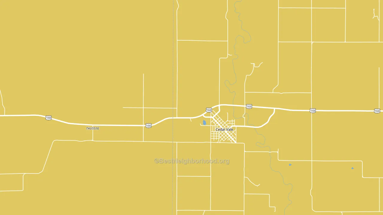 Wauneta, KS block-group voter-turnout map