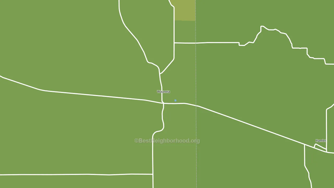 Wauneta, NE block-group voter-turnout map
