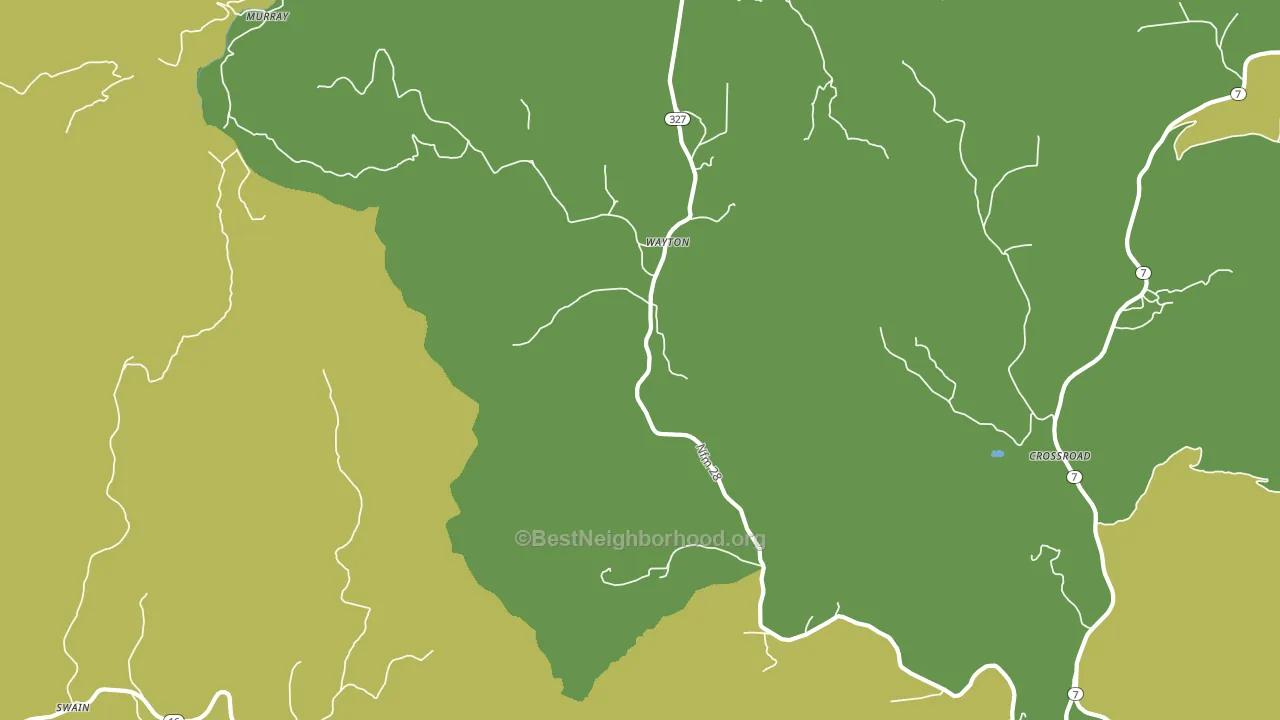 Wayton, AR block-group voter-turnout map