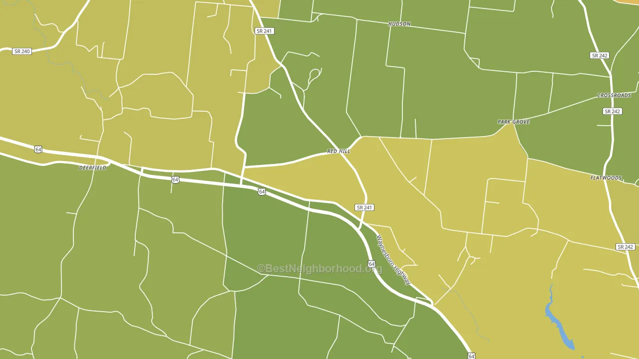 Weakly, TN block-group voter-turnout map