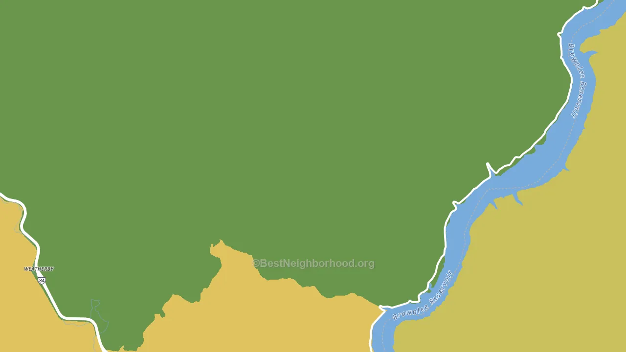 Weatherby, OR block-group voter-turnout map