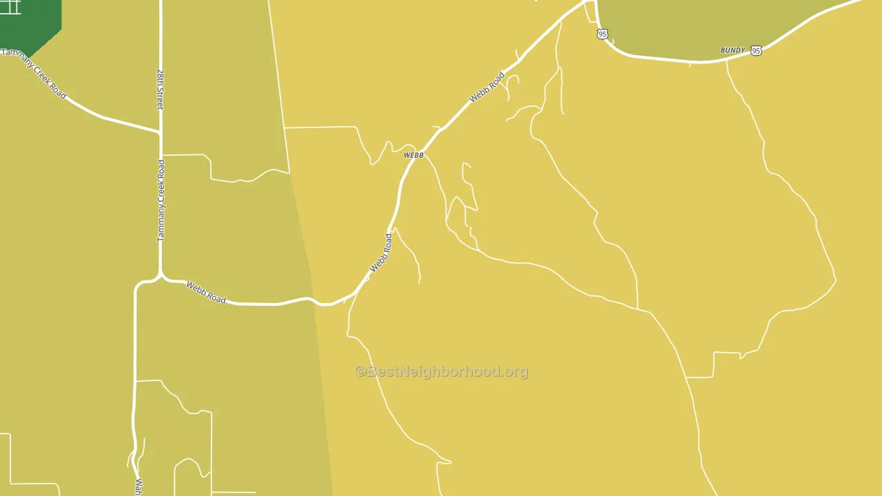 Webb, ID block-group voter-turnout map