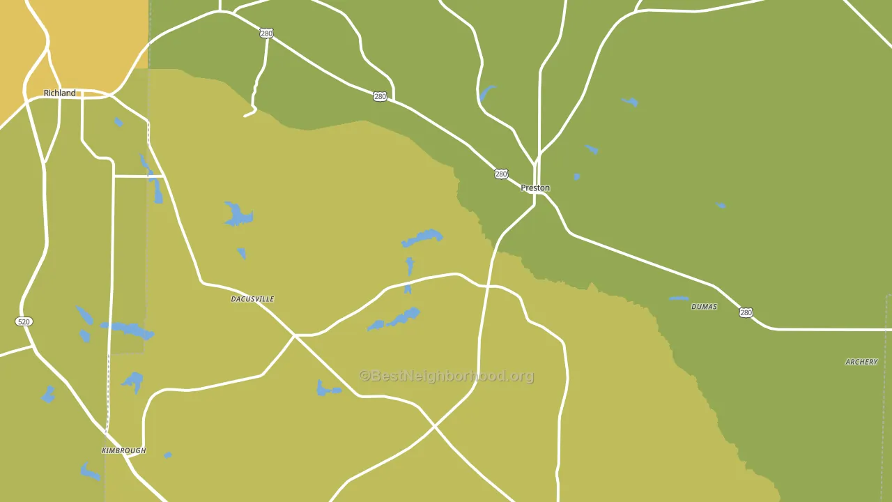Webster County, GA block-group voter-turnout map
